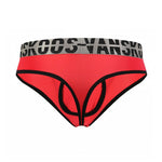 3 Pack Men's Skin-Friendly Separate Pouch Firm Support Thongs