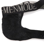 2 Pack Men's Silky Touch Black Sexy Lace Lightweight & Airy Skin-Friendly Bikini