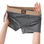 4 Pack Men's Cooling Mid-Rise Stretchy & No-Roll Hem Trunks