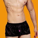 Men's Low-Rise Solid Color Boxer Shorts