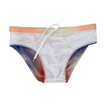 Men's Gradient Swim Briefs Sexy Bikini