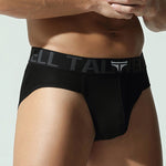 2 Pack Men's Ultra-Soft Cotton Mid-Rise Sporty Cut Seamless Comfort Bikini