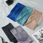4 Pack Men's 3D Pouch & Seamless Lace Accent Comfort Briefs