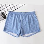 4 Pack Men's Side Slit Design Mid-Rise & Comfortable Home Shorts