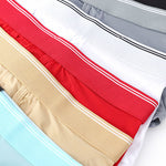 3 Pack Men's Mid-Rise Separation Breathable Elastic Trunks