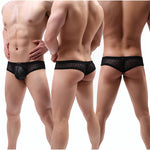 Men's Low-Rise U Convex Pouch Mesh Breathable Thongs