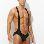 2 Pack Men's Solid Stretch Fit Seamless Comfort Jockstrap Singlet