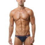 Men's Sexy Colorful Cross Band Jockstrap