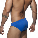 Men’s Solid Color Swim Briefs with Removable Pad