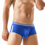 Men's Slim-Fit Cotton Trunks - Low Rise & Lifting Support