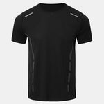 Men's Quick-Dry Active Relaxed Fit Workout Ready Skin-Friendly T-Shirt