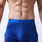 3 Pack Men's Mid Waist Breathable Mesh Home Aloha Boxers