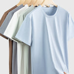 Men's Casual Anti-Bacterial Versatile Round-Neck T-Shirt