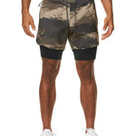 Men's Outdoor Sport Quick-Dry Breathable Double-Layer Activewear Shorts