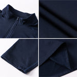 High Stretch Tight Sports Collar Long Sleeves for Men