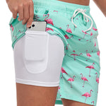 Men's Breathable Inner Pocket All-Day Freshness Board Shorts