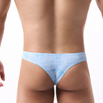 4-pack Men's Supportive Fit Lightweight & Airy Breathable Thong & Strings