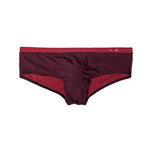 Men's Supportive Fit Anti-Odor Glazed Solid Color Low-Rise Swim Trunks