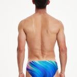 Vibrant Quick-Dry Swim Briefs for Men