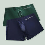 2-pack Men's Translucent Seamless 3D Pocket Trunks