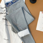 Men's Thermal Pants with Fleece Lining, Thickened Sports Base Layer Pants