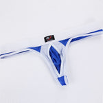 3 Pack Men's Ice Silk Sexy Lightweight Quick-Dry Breathable Thongs