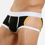 2 Pack Men's Soft Cotton Three-Hole Trunks