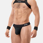 Men's Sporty Cut Anti-Chafing Stretch Fit Shoulder Strap & Underwear