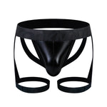 Men's Second-Skin Feel Adjustable Skin-Friendly Chafe-Free Design Shoulder Strap & Jockstrap