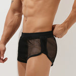 Men’s Sexy See Through Mesh Boxer Shorts