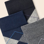 5 Pack Men's Simple Textured Crew Socks