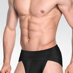 2 Pack Men's Ultra-Soft Fabric Stretch Fit Supportive Pouch Breathable Briefs