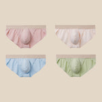 2 Pack Men’s Low-Rise Split-Side Bikini with Separate Pouch