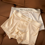 3 Pack Men's Ice Silk Antibacterial Odor-Control Trunks