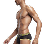 2 Pack Men's Breathable Mesh Luminous U-Pouch Briefs