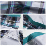 Men's Plaid Print Quick-Dry Low-Rise Swim Shorts & Trunks