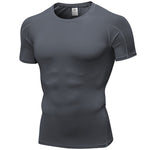 Men's Full Coverage Mesh Panel Quick-Dry Fabric Odor-Control Tops & Tights