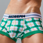 Men’s Relaxed Plaid U Pouch Trunks