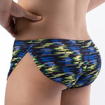 4 Pack Men's Ultra-Thin Moisture-Wicking Bold Prints Low-Rise Trunks