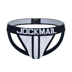 Men's Sporty Cut Adjustable Harness Elastic Supportive Fit Shoulder Strap & Jockstrap