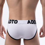 3 Pack Men's Gun and Bullet Separate Large Bag U-Shaped 3D Cut Loose Briefs