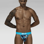 2 Pack Men's Sexy Bold Prints Cooling Lightweight Thong