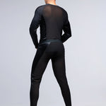 Men's Lightweight Shape-Retaining Fabric Chafe-Free Design Activewear Tops & Tights