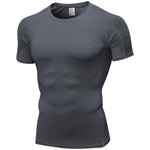 Men’s Simple Tight Short Sleeve