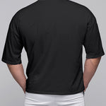 Men's Stretchy Breathable Mesh Short-Sleeve Shirt Sports Running Casual Top T-Shirt