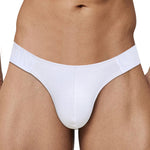 2 Pack Men's Low-Rise High-Cut Ribbed Cotton Bikini