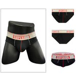 Men’s Elasticated Waistband Low-rise Pouch Briefs