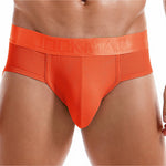Men's Solid Color Mesh Breathable Sports Fitness Briefs