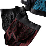 3 Pack Men's Low Rise High Cut Ice Silk Cooling Breathable Lightweight Quick Dry Briefs