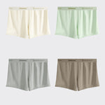 3 Pack Men's Ultra-Soft Ice Silk Seamless Comfort Stretch Boxers Briefs